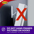 Command AD85SL-6NA Repositionable Silver Circle Hooks, 6 Hardware for Home Organization