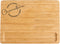 HIC Kitchen Maison du Fromage Charcuterie Cheese Board, Caramelized Bamboo, Rectangular, 11 x 15 x 0.6-Inches