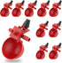 Wontee Chicken Waterer Cups 10PCS Automatic Poultry Water Feeder for Chicks Turkeys