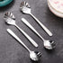 Csinos 304 Stainless Steel Spoon Set, Shell Shape Flatware Spoon