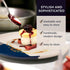 Melamine Side Plates Set of 4, Chip and Break-Resistant, Durable Salad Plates for Indoor and Outdoor, Dishwasher Safe