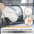 500F, Oven Glove Cute,Cooking Mittens,Oven Mittens for Kitchen,Oven Gloves for Kitchen,Washable Silicone Oven Mitts