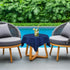 24x24 inch, NEWISHER Navy Blue Square Tablecloth Heavy Duty Polyester Fabric Table Cloth, Washable Solid Reusable Table