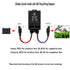 DC12V DC12V/24V/30V/48V 30A 984FT,for Light//Mower(SAE300) Wireless Remote Switch Remote Control Switch With SAE plug