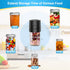 Electric Mason Jar Vacuum Sealer Kit, 2000mAh Battery, Compatible with Wide & Regular Mouth Lids, Black