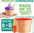 Set (Pack 12) Frozen JoyServe Ice Cream Bowls and Spoons - of Reusable Plastic Ice Cream Cups and Waffle Cone Shaped
