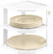 Bambuesi Plate Organizer for Cabinet, Bamboo Kitchen and Bathroom Space Saving Organizer