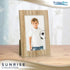 Icona Bay - 4x6 Picture Frames - Ash Brown, 5 Pack, Painted Solid One-Piece Wood Composite, Modern Farmhouse Set