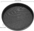 River (8.2inch, Round Wood Serving Tray, Solid Wooden Decorative Tray Non-Slip Tea Coffee Table Tray Snack Plate Food