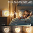 Light,10 Effects,30/60/90 Timer,10 Sounds,15 Ringtones,12 Snooze Sunrise Alarm Clocks for Heavy Sleepers,Night Lamp