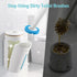 24 Count 1 1 1 (1 24) AIR U+ Disposable Toilet Brush, Toilet Bowl Cleaning System with Wand Refill, Clean Brush Starter