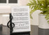 BroadwayGifts Co Black Treble Clef and Sheet Music Acrylic Table Top Picture Frame, 5 inch