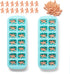 JUXINDA My Water Broke Baby Shower Game - 36 Tiny Plastic Babies and 2 Ice Cube Trays for Games