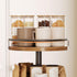 3-Tier Countertop, BF09TL01 HOOBRO Lazy Susan Organizer, Rotating Spice Rack, Turntable Spice Rack, Vertical Storage