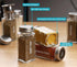 28 Jars,3.5 oz 324 Antimbee Pcs Clear Glass Spice Glass spice jar with labels, Funnel,Chalk Pen,Shaker Lids