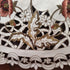 23"x47"Red USTIDE Embroidery Flower Table Runner Roses Design Table Overlays Durable Cut Work Table Cloths Table Cover