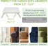 SINWANT Couch Arm Table,Bamboo Couch Arm Tray Clip on Sofa Armrest,Chair Side Table for Small Spaces Drink Eating
