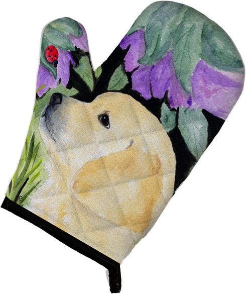 Caroline's Treasures SS8245OVMT Golden Retriever Oven Mitt, Heat Resistant, Thick Kitchen Mitt