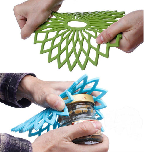 ME.FAN Silicone Trivet, Kitchen Hot Pads for Pots, Insulated Teapot Trivet, Flexible Durable Non-Slip Coasters Set
