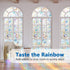 Privacy Film, Rainbow Clings, 3D Decorative Window Vinyl, Removable UV Blocking Sticker (17.5" x 78.7")