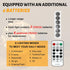 6PCS 7ft 20LEDs Fairy Lights Battery Powered with Remote, Warm White Twinkle Mini Lights with Timer, Waterproof Small