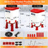 7L 4 Summer Heated Chicken Waterer, Chicken Water Heater Bucket for Winter with Nipple Drinkers, Anti-Freezing, Winter
