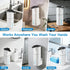 CATIRE 17.6oz 2000mAh, 8 Countertop Upgraded Larger Capacity Automatic Dish Soap Dispenser Touchless, Liquid Hand Soap