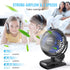 BESKAR USB Clip on Fan, Portable Small Fan with Cord Powered, 3 Speeds Strong Airflow, with Sturdy Clamp, Quiet Personal Desk Fan by BESKAR