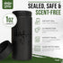 Storage Jar - 1oz Air Tight Sealed Container with 2 Humidity Packs, Microfibre Cloth & Stickers, Matte Finish Jar