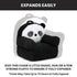 Cozee Delta Children Panda Buddy Chair, Black/White