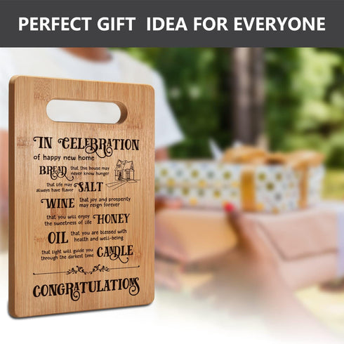 Housewarming Gifts for New Home, Cutting Board, First Home Gifts for Neighbor, Friends, Realtor Closing Gifts