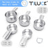 TILUCK Stainless Steel Measuring Cups Set, Kitchen Gadgets for Cooking & Baking, Set of 5