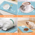 Dish Drying Mat, 12"x20" Absorbent Coffee Bar Mat with Coffee Cup Pattern for Kitchen Counter, Coffee Maker, Dining Room
