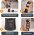Nuwave Obsidian Gray Portable Blender, Personal USB-C Rechargeable Blender with 6-Piece Blade for Crushing Ice, 18 Oz