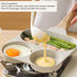 Egg Frying Pan, Nonstick Grill Pan, Aluminum Alloy Divided Frying Pan, 3 Cup, Heat Resistant Handle