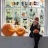 CCINEE Halloween Window Stickers - 10 Sheets Halloween Clings Decals for Indoor and Outdoor Home Decor