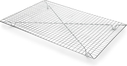 Fox Run Iron/Chrome Rectangular Cooling Rack, 18-Inch x 12.5-Inch, Metallic