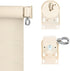 Sunshade Replacement Accessories, Metal Ring Installation Bracket, Universal for Coolaroo Roller Blinds, Beige