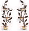 Sziqiqi Wall Sconces Candle Holder - Wall Candle Holder Black Tea Light