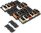 Famhap Spice Drawer Organizer, 24PCS Interlocking Expandable Seasoning Rack Tray Insert for