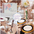 Rose Gold Sequin Tablecloth 50" x 80" Glitter Table Cover Rectangle Metallic Sequence Table Overlays