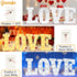 Pooqla LED Marquee Letter Lights, Warm White and Cool White Decorative Lighted Letters, Light Up Alphabet Letters