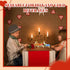 Hsei 60 16oz Pcs Valentine's Day Disposable Soup Bowls Heart Ice Cream Cups Snack Paper Bowls Dessert Sundae Yogurt