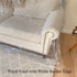 Evelots Clear Couch Cover - Thick Heavy Duty Vinyl 3 Seat Sofa Cover for Protection Against Pets