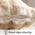 Sofa,12x20 Inch Pack 2 MIULEE Faux Fur Pillow Covers Thick Soft Plush Lumbar Throw Pillows Luxury Spring Home Decor