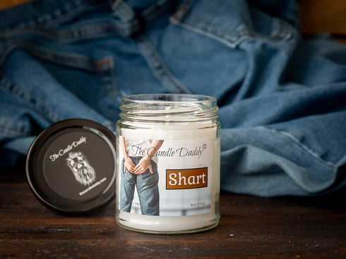 Shart Terrible Near Turd Scented Melt, Maximum Scent Funny 6 oz Jar Candle, 40 Hour Burn Time Prank Gag Gift for Him Her