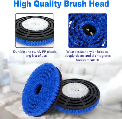 KVLZ 2-Pack S8201/S8001/S7201/S7000 - Newly Upgraded Steam Mop Replacement Brush Head, Compatible with Shark Steam Mops