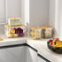 4 Pack Extra Large Trash Bag Holder Garbage Bag Dispenser Roll Holder with Lid Laundry Room Organizer Under Sink
