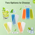 Lily's Home Silicone Narrow Ice Stick Cube Trays, Set of 3, Ideal for Sports and Water Bottles