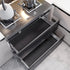 VEELIKE Black Brushed Stainless Steel Contact Paper, 15.7''x118'', Waterproof Self Adhesive for Kitchen Appliances